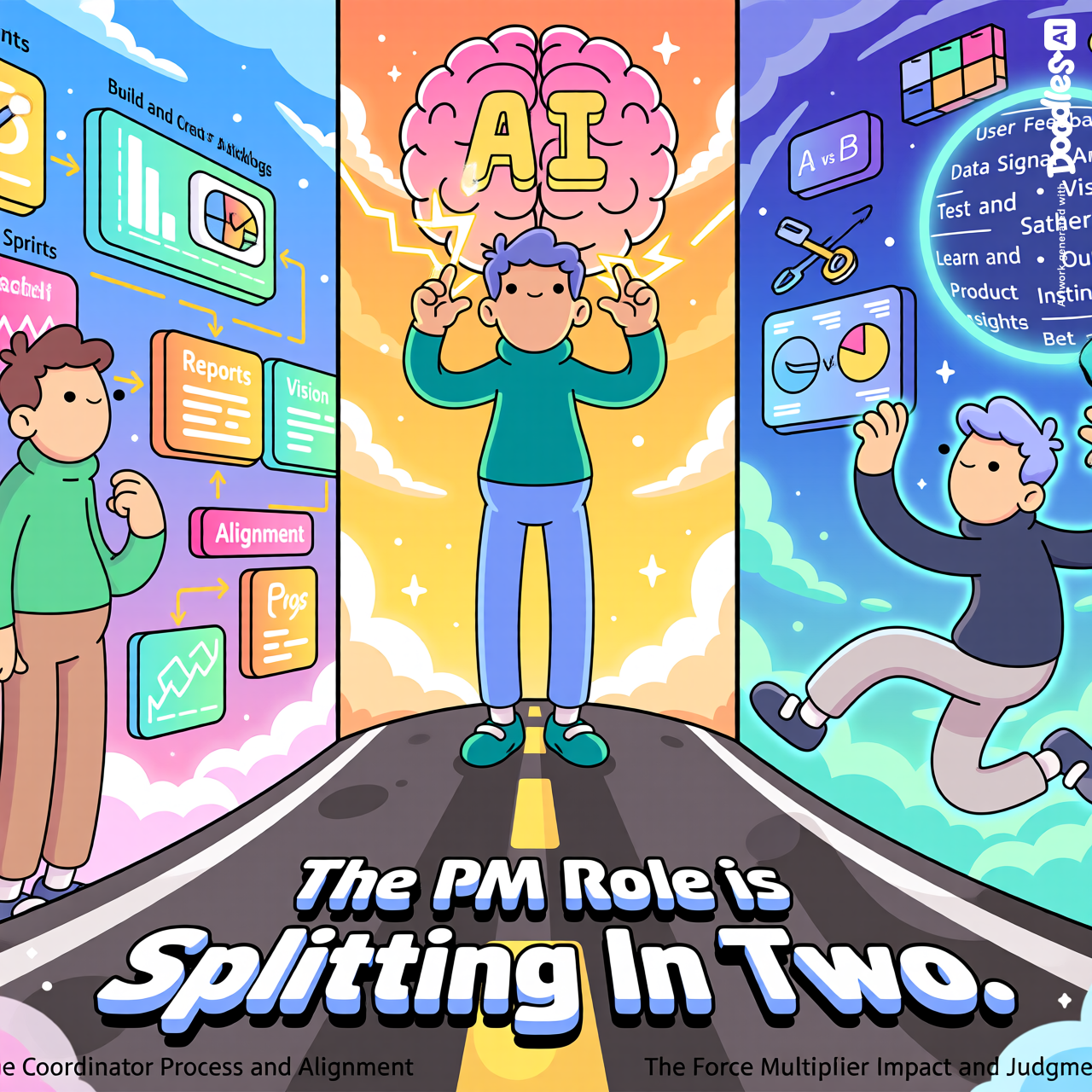 One side coordinates. The other compounds. The middle is thinning out.